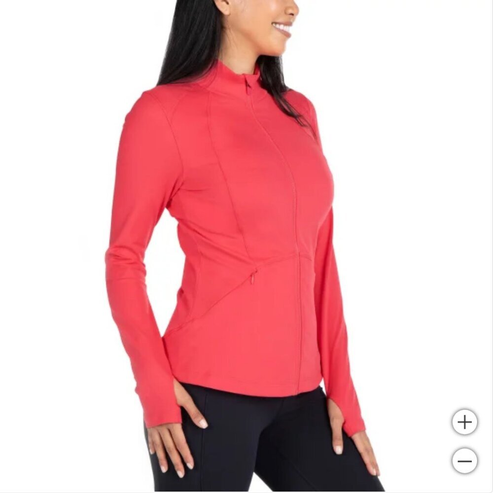 Spyder Women's Yoga Jacket Pink - Picture 3 of 5